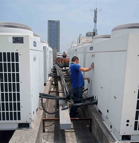 沭阳中央空调制热和不制冷系统维修方法